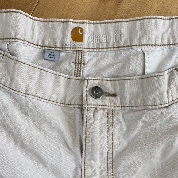 Carhartt Khaki Cargo Shorts - Picture 3 of 6